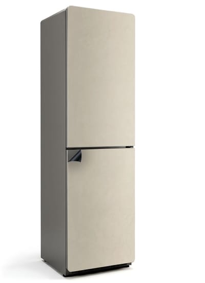 Wallfluent Magnetische Koelkastmat - Beige Koelkast Magneet Sticker - 60 cm x 205 cm - Beige Magnetische Koelkastmat - Koelkast Cover Magneet - Decoratieve Magneetmat Voor Koelkast - Keuken Decoratie Magneet