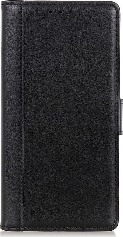 Shop4 - Samsung Galaxy A73 5G Hoesje - Wallet Case met Pasjeshouder Grain Zwart