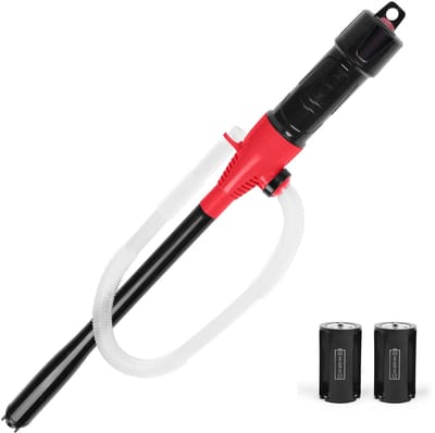 Ynkkvre - vloeistofoverdrachtpomp - elektrische waterpomp op batterijen - sifonpomp voor brandstof, water, olie en andere vloeistoffen