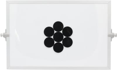 Sam Creative whiteboard magneten - Magnetisch Symbool - Cirkel 3 cm - Zwart - 25 stuks - Whiteboard