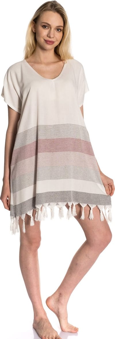 Lubna Home Strand Jurk-Tuniek Hamamdoek stof LARGE
