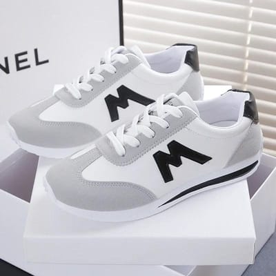 Dames Designer Sneakers Veelzijdig Ademend Kruisveters Casual Sneakers Zapatos De Mujer Sneakers Ronde Neus Diepe Mond Licht 41 gray