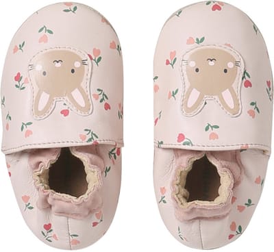 Vertbaudet Elastische leren babyschoentjes in soepel leer