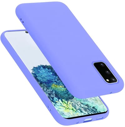 Cadorabo Hoesje geschikt voor Samsung Galaxy S20 FE in LIQUID LICHT PAARS - Beschermhoes gemaakt van flexibel TPU silicone Case Cover