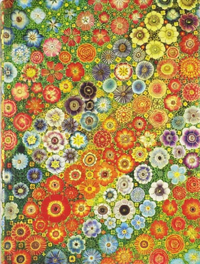 Peter Pauper Bookbound notitieboek - Millefiori - 16x21 cm