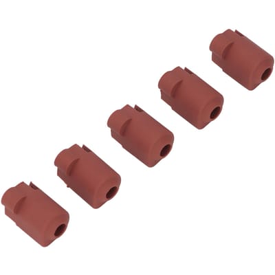 3D Printer Hotend Siliconen Sok Hittebestendig Anti-verbrandingsgevaar Geïsoleerd Stofdicht Nozzle brown