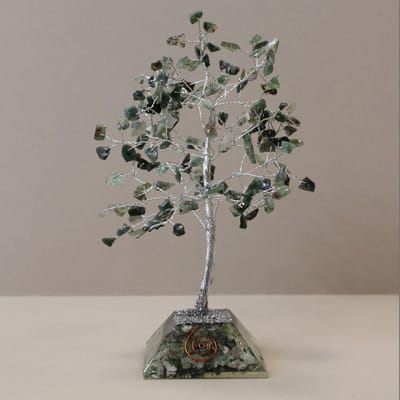Ancient Wisdom - Edelsteen - Edelsteenboom met organietbasis - mosagaat - kristallen - elixers - orakelkaarten - meditatie - spiritualiteit