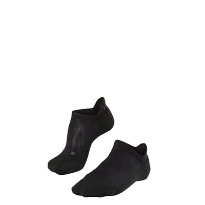 FALKE GO2 Invisible medium padding katoen functioneel materiaal golfsokken heren zwart - maat 39-41
