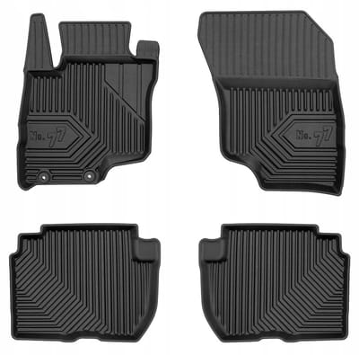 FROGUM 77 Automatten - Geschikt voor MITSUBISHI ECLIPSE CROSS PHEV / HYBRID (vanaf 2018) - TPE Rubber - Zwart