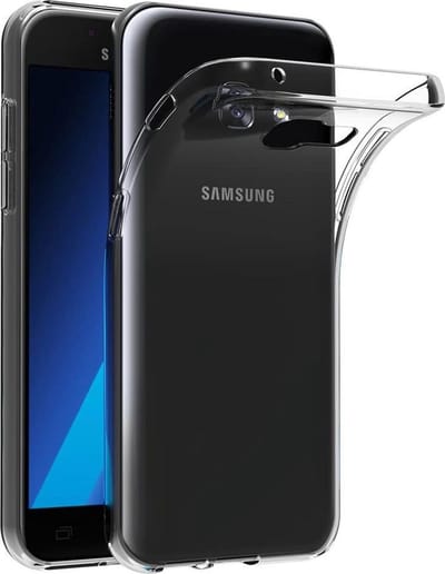 Soft Backcover Hoesje Geschikt voor: Samsung Galaxy A3 2017 - Silicone - Transparant