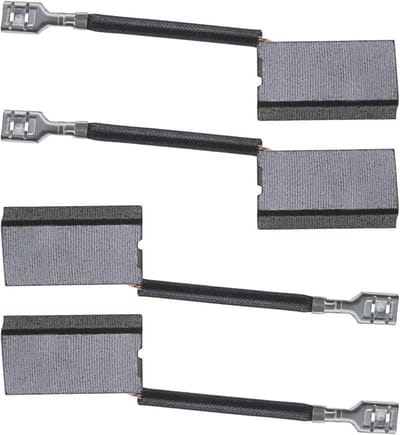 Set van 4 Carbon Borstels voor Cirkelzaag en Afkortzaag - Vervangingsonderdelen 22.5x12.5x6.2mm
