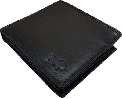 Portemonnee Heren - Zwart Leer - Billfold Model - Portefeuille - Arrigo