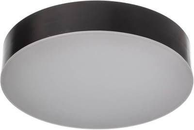 Zwarte LED Plafondlamp met Bewegingssensor - IP65 Waterdicht Buitenverlichting