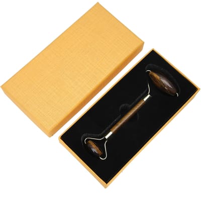 Rouleau en Jade Naturel Lifting du Visage Anti-Âge Bâton Masseur Tigea Yeux Outil Beauté(Yeux de Tigéa )
