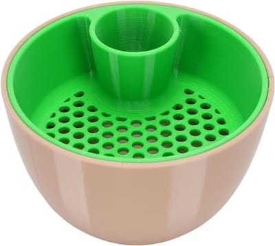 Dailygoods- Snackschaal met vakjes - Dubbele Schaal - Snack