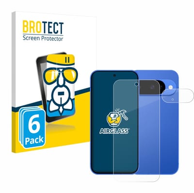 Screenprotector 6 Stuks voor Google Pixel 10 (Voor+Camera) Beschermglas transparant