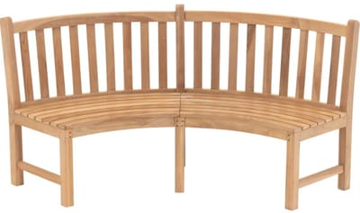 Les - Ronde bank teak 200x53x92cm