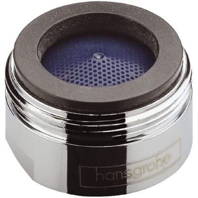 Hansgrohe Toebehoren - QuickClean M24 x 1 perlator zonder stroombegrenzer voor baduitlopen, chroom 13914000
