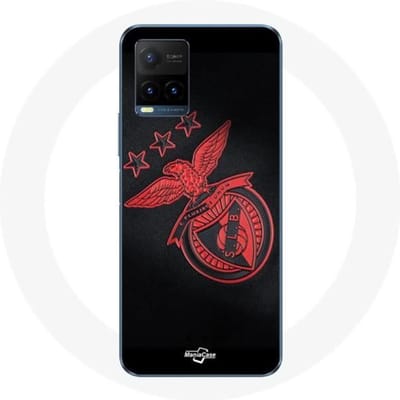 Vivo y21s 2021 slb benfica hoesje zwarte achtergrond
