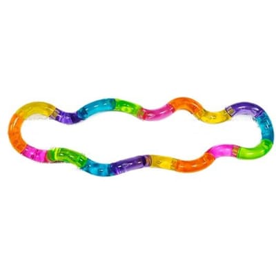 Stressverlichtend Speelgoed Galvanisch Gecoat Twist Regenboog Melkwit Speelgoed voor Focus Angst Verslaving Stoppen Metalen Vinger Fidget Speelgoed blue