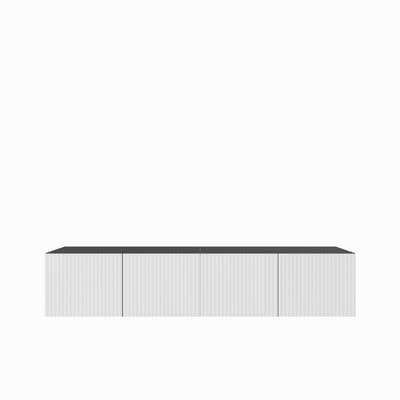 TV-kast Noe 200 (2x100) cm (zwart + wit)