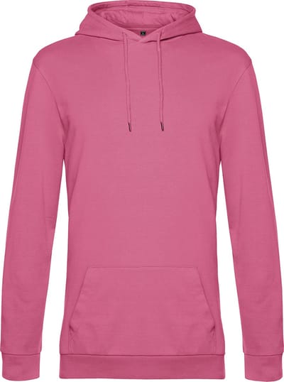 Hoodie French Terry B&C Collectie maat XS Pink Fizz