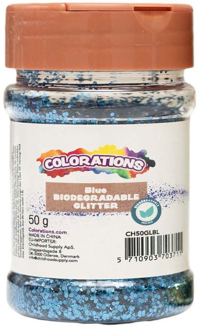 Colorations - Biologisch Afbreekbare Glitter Blauw - 50g