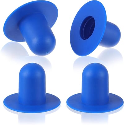 Afdichtpluggen voor filtergaten - 4 stuks - Blauw - Voorkomt waterlekkage - ShopVlot