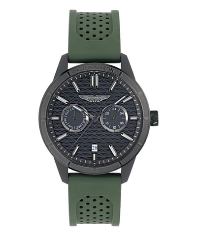 Aston Martin Icon HDL MTIH2S604 Horloge - Siliconen - Groen - Ø 42 mm