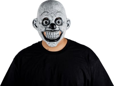 Partychimp Griezelpop Clown Hoofdmasker Halloween Masker voor bij Halloween Kostuum Volwassenen Verkleed Masker Carnaval Eng Masker Horror - Latex - One size