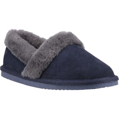 Hush Puppies Ariel Suède Dames Navy Slippers
