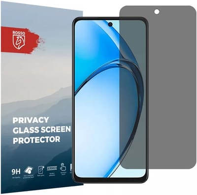 Rosso Privacy Screen Protector Geschikt voor de Oppo A60 4G - 9H Gehard Glas - Case Friendly Tempered Glass - Eenvoudige Installatie