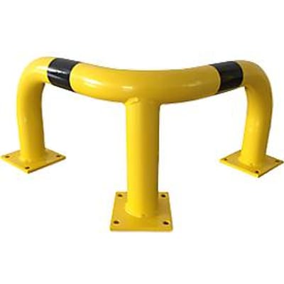 Aanrijdbeveiliging hoek-beschermbeugel, 350 mm hoog, voor binnen