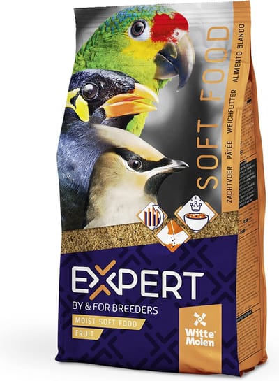 Witte Molen - Binnenvogelvoer - Vogel - Expert Zachtvoer Vruchten 1kg - 1st
