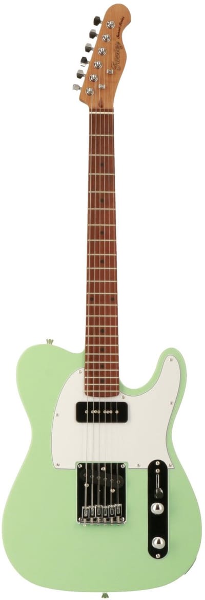 Elektrische gitaar - Met gratis lessen en gigbag - Fazley Tempest 90 - Groen