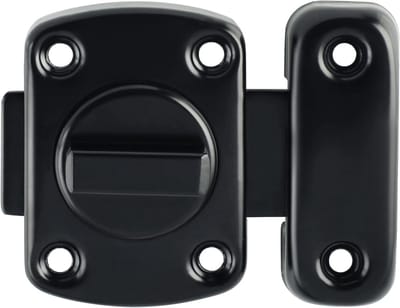 Stainless Steel Sliding Bolts Deurslot - Dubbelzijdige Beveiliging voor Poorten, Matte Zwart, 5.5cm, Roestvrijstaal, Duurzaam en Veilig