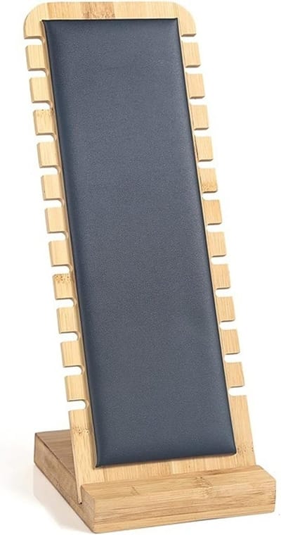 Sieraden Display - Sieraden Organizer - Sieraden Tonen - Duurzaam Bamboe - Zie Afbeelding - Zwart