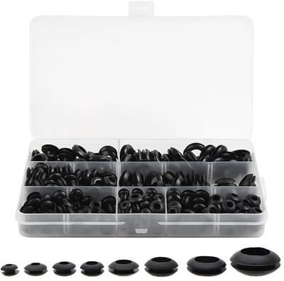 Dailygoods - Rubberen Ringen Set - Afdichtingsringen - 260 Stuks - Zwart - O-Ringen Assortiment - Geschikt voor Auto en Mechanica - Kwaliteitsrubber