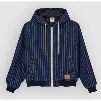 Element Dulcey Herringbone Denim Zip Jacket blauw