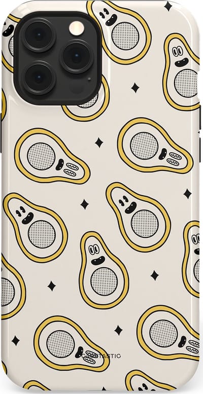 Casetastic Hoesje Geschikt voor Apple iPhone 12 Pro Max Magsafe - Stijlvolle Beschermende Duo-layer Case - Vegycado