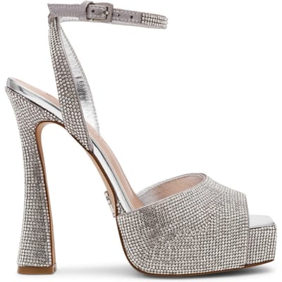 Steve Madden Sass-r Sandals Rhinestones Taglia: 36 | Tacchi Alti Outlet | Donna | Marrone