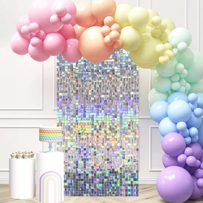 MTTproducts- Achtergronddecor 12 Stuks Champagne Gouden Panelen - Decoratie Bruiloft - Aanpasbare Maat - Glinsterend - Feestdecoratie