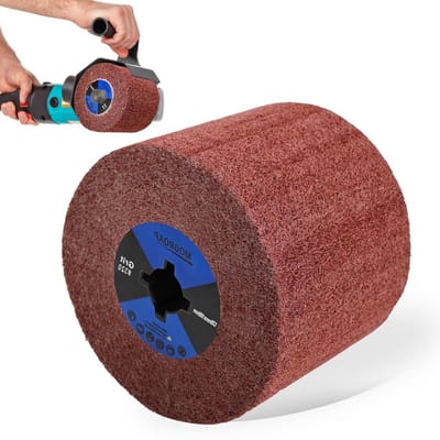 Nylon Schuurrolborstel 320 Grit - Polijstborstel voor Houtbewerking en Schuurmouwen, Perfect voor Schuren en Polijsten van Diverse Materialen