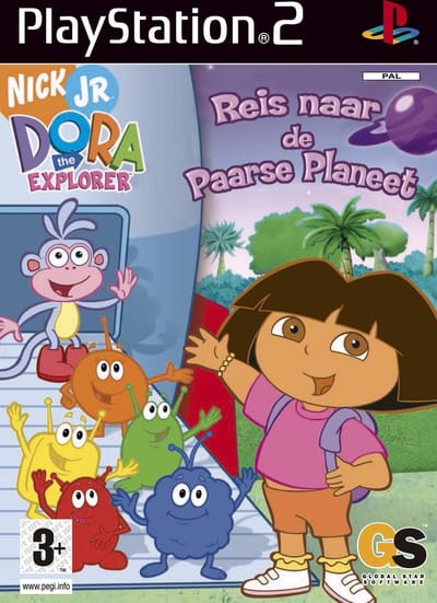 Dora the Explorer - reis naar de paarse planeet (ps2 tweedehands game)