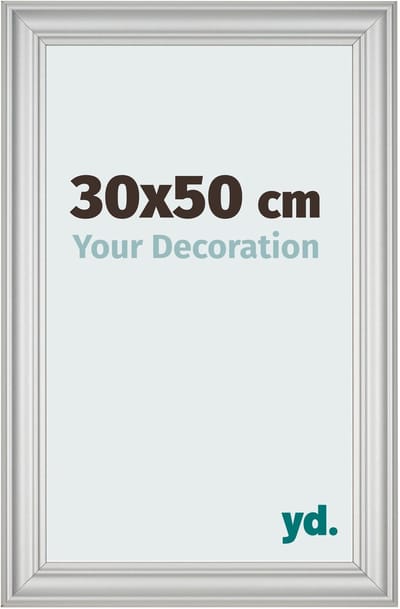 Your Decoration - Fotolijst 30x50 cm - MDF - Zilver Mat - Lazio