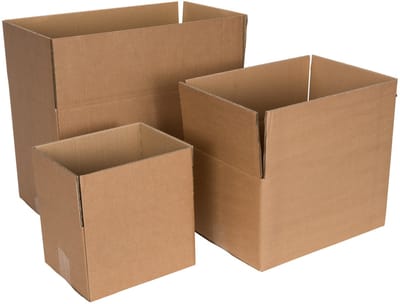 Kartonnen dozen enkelgolf 302 x 220 x 250 mm bruin | 30 stuks