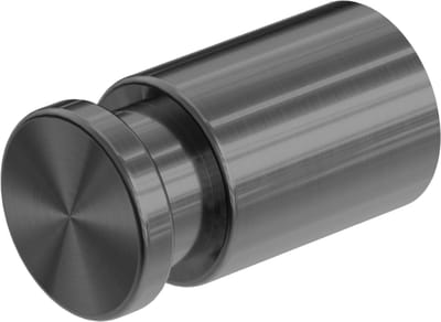 Owen & Finch RVS Handdoekhaak Geborsteld Gun Metal | Brushed Gun Metal – PVD – Wand Haak – Roestbestendig – Ø 2,3 cm