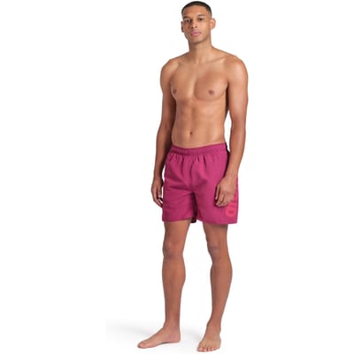 Arena Fundamentals Logo Boxer R Dark Purple-calypso Coral Taglia: S | Pantaloncini da bagno Outlet | Uomo | Arancia