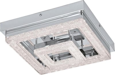 EGLO Fradelo Plafondlamp - LED - 26 cm - Chroom