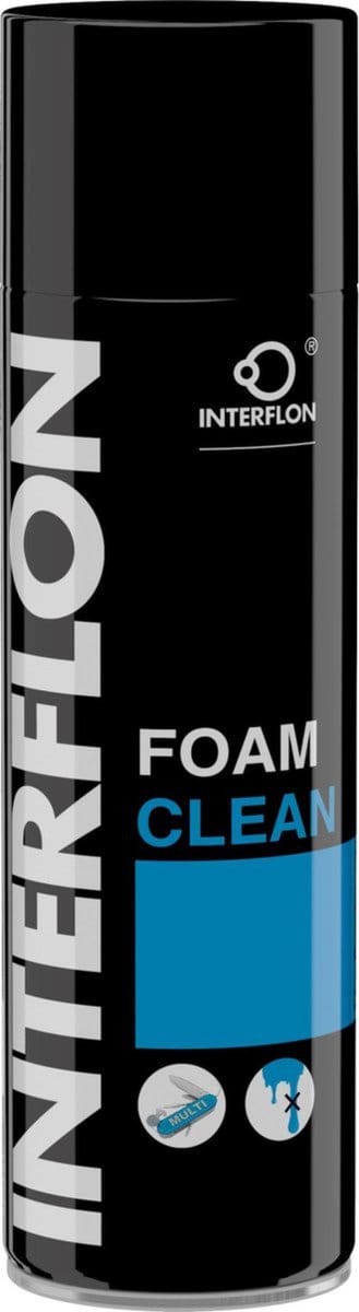 Interflon Foam Clean - Schuimreiniger & Ontvetter - Laat Geen Residu Achter - Voor Glas, Metaal & Kunststof